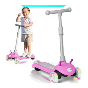 ScootHop K3 Electric Scooter for Kids Ages 3-8 with LED Light-Up Wheels 3 Adjustable