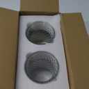 SOJOCK 2PACK Glass Flower Vases(Flowers NOT Included), 6.3" High Diamond Pattern Vases, Vintage Vases for Centrepieces, Wedding Decorations, Home Table Flower Decorations