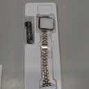 Slim Watch Band Compatible with Apple Watch 41mm 45mm 42mm 44mm 40mm 38mm Metal Stainless Steel Watchband Suitable for iWatch 11/10/9/8/7/6/5/4/3/2/1/SE Series Women Luxury Strap (Silver and Gold)