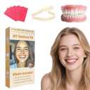 Denture Do it Yourself Full Set of Top and Bottom Fake Teeth to Create Your Perfect Smile at Home-AAZ1020