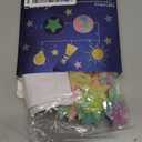 AM AMAONM Glow in The Dark Luminous Stars Noctilucent Plastic Moon Wall Stickers Murals Glowing Star Decals for Home Art Decor Ceiling Wall Decorate Kids Babys Bedroom Room 200pcs