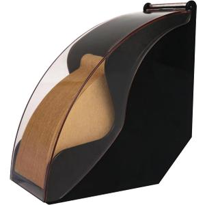 Coffee Filter Holder for Organizer and Coffee Station Accessories (Black)
