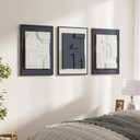 JACUKO Large Wall Art 3D Textured Modern Abstract 3-Piece 16x24 Inch, 16"W x 24"H x 3Pcs