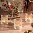 30 Pcs Votive Candle Holders, 2x2.5in Clear Glass Tea Light Candle Holder for Home, Votives for Fall Wedding Decor, Party, Christmas Decor & Gifts