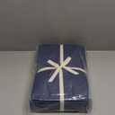 LBRO2M Cooling Bed Sheet 100% Viscose Derived from Bamboo Sheet Set King Size 4 Piece,Fit Up to 16" Deep Mattress, 1800 TC Sheet Super Soft Silky Smooth,Breathable Cool Bedding (King Navy Blue)