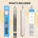 Tonsil Tech Tonsil Stone Remover Tool - Tonsil Stones Removal Kit - Made in USA (Small, Medium, & Large, Black)