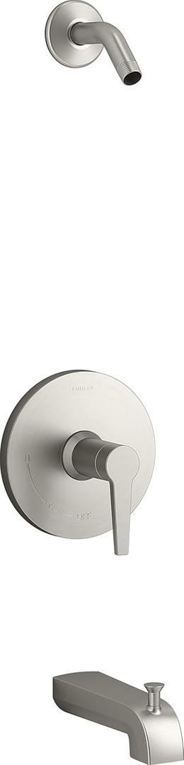 Kohler Pitch Rite-Temp bath and shower trim set, less showerhead