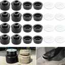 7-141 Body and Cab Mount Bushing Kit for Chevy Silverado & GMC Sierra 1500/2500 2WD/4WD 1999-2014 – Polyurethane Body Cab Mounts with Washers (Black, 24PCS)