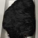 STfantasy Men Short Wigs Male Guy Layered Wavy Halloween Cosplay Anime Party Short Black Mens Wigs (Natural Black)