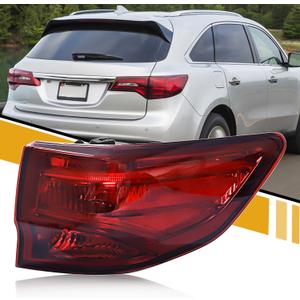 Tail Light Assembly Compatible with Acura MDX 2014-2020 Outer Taillight, OE-Style Rear Brake Lamp Replacement for 33500TZ5A02 AC2805103, Right Passenger Side