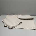 MIULEE Euro Sham Pillow Covers for Bed 24x24, 2 Pack Oatmeal Linen Thick & Textured Decorative Throw Pillow Covers, Neutral Cushion Cases, Modern Farmhouse Home Decor, No Filling