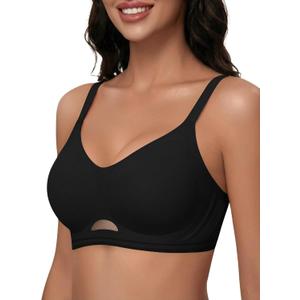 Wireless Bras for Women No Underwire Seamless Buttery Bralettes Smoothing Women's Bras Full Coverage Shapedly Bra (XXXL)