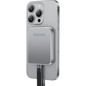 iDsonix 2TB Magnetic External SSD, Up to 2000MB/s USB C 3.2 Gen 2x2 Portable SSD, 4K ProRes HDR for iPhone 17/16/15 Pro Max, External Solid State Drive for Laptop, Tablets & Other USB-C Devices