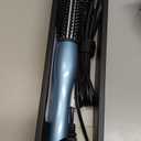 Phoebe Curling Iron Brush Anti-Scald Bristles Instant Heat Up Dual Voltage Ceramic Tourmaline Ionic Hair Curling Wand for All Hair Types (1 Inch)