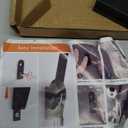 Coat Hooks Wall Mounted(Invisible Screws), 5 PCs Wall Hooks for Hanging Coats, Scarves, Bags, Keys, Hats, Purses, Towel Hooks for Kitchen, Bathroom, Door, Cabinet, Hallways, Bedrooms (Black, 5 Packs)