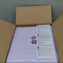 Amazon Basics Cat Pee Pads, Super Absorbent, Odor Control, Universal Fit for Litter Box, Disposable, Multi Cat, Unscented, Purple, 40 Count