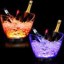 Umigy 2 Pack 5 L LED Ice Buckets for Champagne, Wine, Beer