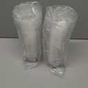 WELLIFE 12 oz Clear Plastic Cups, 50 Pcs Disposable Wine Glasses Stemless Cocktail Punch Cups for Party Cold Drinking Wedding, Picnic, Valentine's Day, Easter