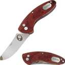 Kids Pocket Folding Knife with Safety Rounded Tip, Made Of Japanese Stainless Steel and Rosewood, Childrens First Folding Knife With Sharp Blade