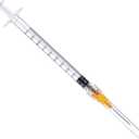 25G 5/8 In - 50 Pack 1ml/1cc Industrial Scientific Lab Utensils, Individual Package