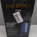 Bug Zapper Outdoor, 4200V Electric Mosquito Zapper, Bug Zapper Outdoor, Fly Traps, Fly Zapper, Mosquito Killer Indoor 3 Prong Plug, 90-130V, ABS Plastic Outer