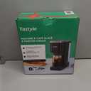 Tastyle Single Serve Coffee Maker, Iced and Hot Coffee Machine for K Cup & Grounds, Compact Design, 40oz Removable Water Reservoir, 6 to 24 Oz Brew Sizes, Fits 7.3" Travel Mug, Gray