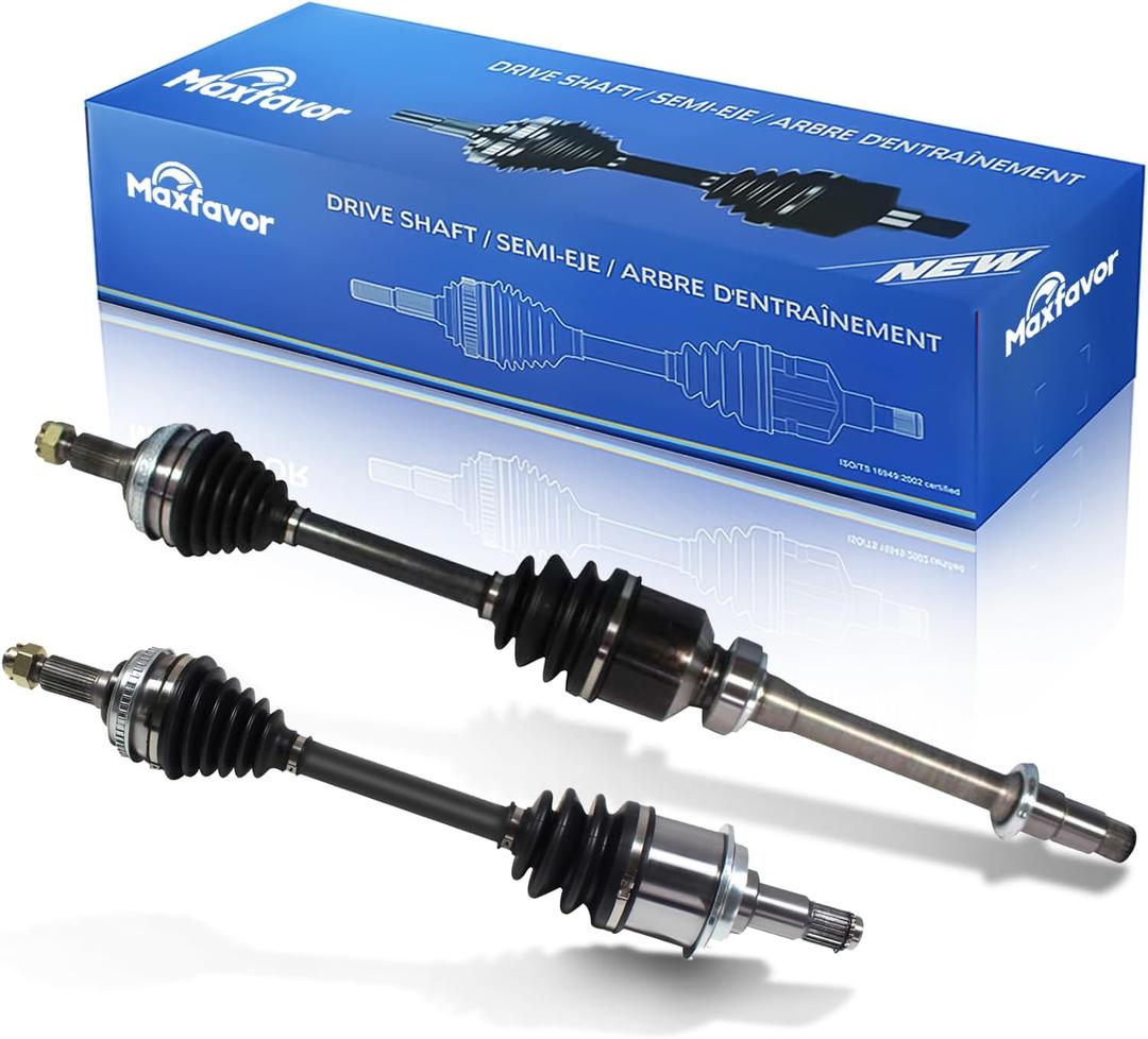 Maxfavor CV Axles Front for Toyota Avalon 1997-2004, Camry 1997-2001, Sienna 1998-2003, Solara 1999-2003, for Lexus ES300 1997-2001 CV Axle Shaft Assembly 3.0L FWD - Front Passenger and Driver side