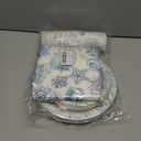 120Pcs Ocean Seashell Party Plates Supplies - Beach Style Tableware with Starfish & Coral Designs, Paper Plates, Napkins, Forks for Birthday, Baby Shower, Summer Coastal Party (Serves 24)