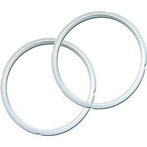 Instant Pot 2-Pack Sealing Ring 8-Qt, Inner Pot Seal Ring, Electric Pressure Cooker Accessories, Non-Toxic, BPA-Free, Replacement Parts, Clear