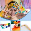 Reofrey Framed Paint by Numbers Kit for Adults & Beginner - 4Pcs 8x12Inch Canvas Architectural Landscape Paint by Numbers - Educational & Creative Art Set for Beginners - Perfect for Home Decoration