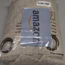 YoungsTex Linen Curtains 102 Inches Long Textured Extra Long Curtain with Bronze Grommet Privacy Light Filtering Drapes for Living Room Bedroom, Dark Oatmeal, 52 x 102 Inch, 2 Panels