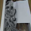 Evermagin 29" Coat Rack Wall Mount with Shelf, 4 in 1 Coat and Key Hanger with 11 Metal Hooks, Entryway Wall Mounted Shelf with Mail Holder for Living Room, Bedroom, Rustic Brown