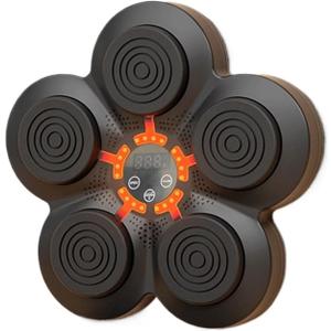 Boxing Gym Equipment Smart Music Boxing Machine, Wall Target LED Lighted Sandbag Relaxing Reaction Training Target for Boxing Sports Agility Reaction for Kids or Adult to Exercise (1) Boxing Gym Equipment Smart Music Boxing Machine, Wall Target LED Lighted Sandbag Relaxing Reaction Training Target for Boxing Sports Agility Reaction for Kids or Adult to Exercise (1)