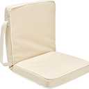 SUNNYLiFE Take Anywhere Folding Chair, Outdoor Portable Lounging Seat, 6 Adjustable Reclining Settings, Steel Frame, Polyester Fabric, Water Resistant, 38.19 x 19.69 x 3.15 inches, 1.82 lbs, Oyster