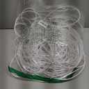 Cat6a Ethernet Cable Slim 300ft Outdoor&Indoor, 28AWG Pure Copper Cat6 Internet Cable for Waterproof & Direct Burial, Flexible Cat6 Ethernet Cable 10G 550MHZ, Cat 6 Network cable for Indoor White