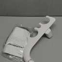 SAMODRA Ultra-Slim Hygienic Bidets Attachment for Existing Toilets - Adjustable Fresh Water Pressure Dual Nozzle (Frontal & Rear Wash) Easy to Install, Silver