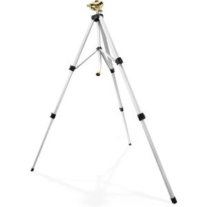 RESTMO 48 Large Full Metal Impact Sprinkler Head on Tripod Base, 360 Rotating & Height Adjustable Tripod, Heavy Duty Zinc Alloy Sprinkler for Large Yard and Lawn Irrigation (1 Pack, Silver)