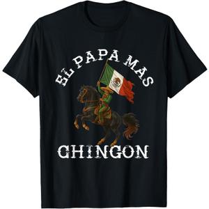 Del Padre Mexicano T-Shirt (Black, XL)