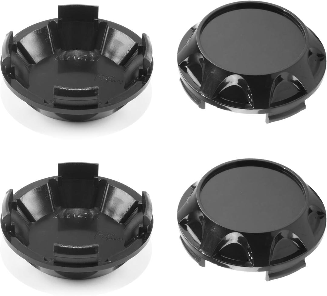 4Pcs Wheel Center Caps for F150 Rays Rota G-Force Wheel Rim Outer 65.5mm(2.58in) Inner 62mm(2.44in) Black Hub Caps