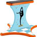 Cheer Balance Trainer 13.4 x 12.2 Inch Wooden Cheer Flyer Stand Cheer Stand for Flyers Cheerleading Stunt Balance Flexibility Trainer Equipment Promote Core Strength Coordination