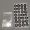 JollyFayre His Favorite (Black) & Her Favorite (White) Stickers 50 + 50 with 100 Clear Bags  Wedding Favors, Welcome Bags Stuffers