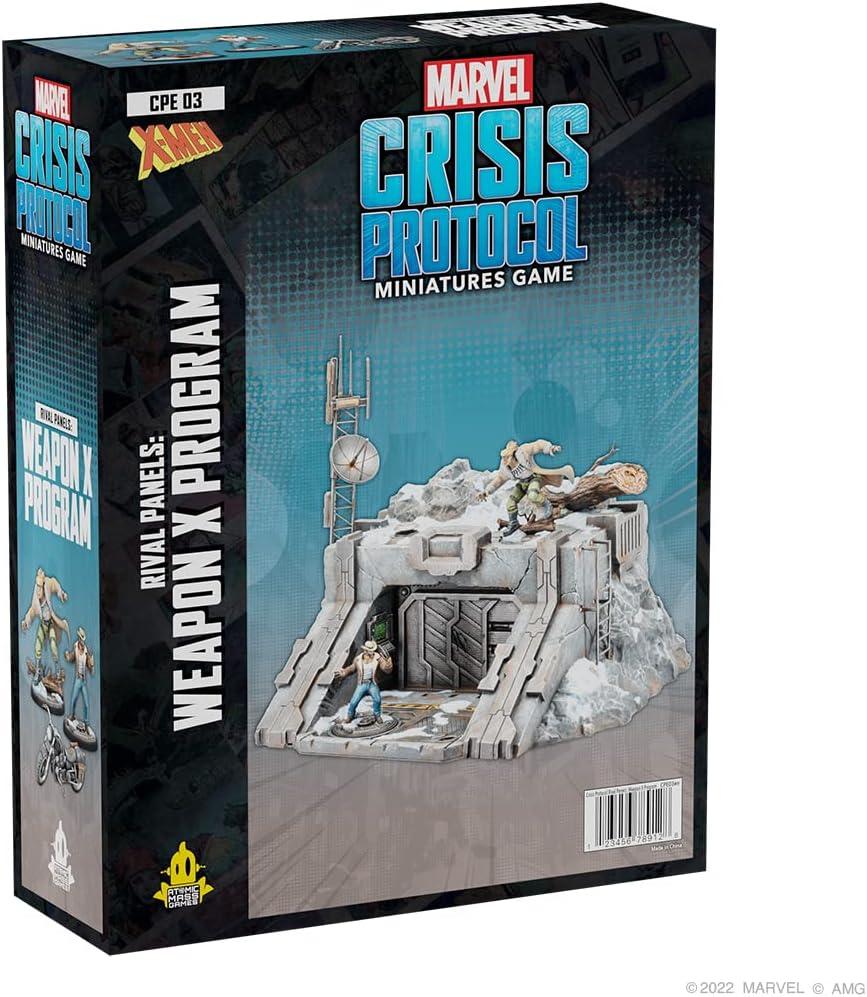 Marvel: Crisis Protocol Weapon X Program RIVAL PANELS - The Deadly Rivalry Unleashed! Tabletop Superhero Game, Ages 14+, 2 Players, 90 Minute Playtime, Made by Atomic Mass Games