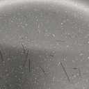 SENSARTE Nonstick Frying Pan Skillet, Swiss Granite Coating Omelette Pan, Healthy Stone Cookware Chef's Pan, PFOA Free (8/9.5/10/11/12.5 Inch) (9.5 Inch) (Gray)