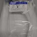 Large zip ties 18 inch white Extra long cable ties heavy duty outdoor 200 lbs thick Nylon plastic Zipties 50pcs