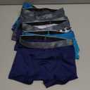 Hanes Boys' Big Performance Tween Boxer Brief Pack, X-Temp Mesh Stretch Underwear, Black, 6-Pack (Small)