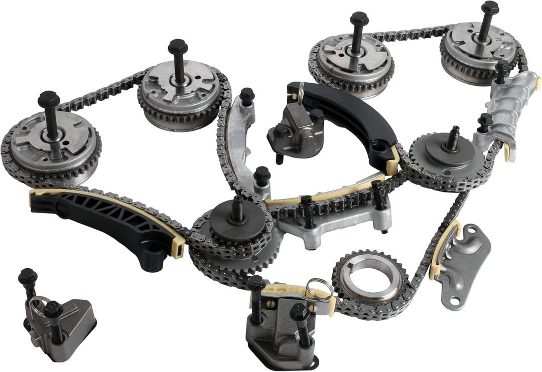 9-0753SVVT Timing Chain Kit with VVT Sprocket for DOHC 3.0L 3.2L 3.6L V6, fit for Buick enclave, fit for Chevy Equinox, for XTS, fit for Gmc acadia/Canyon, fit for Saab, fit for Saturn