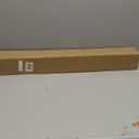 LazBlinds No Tools No Drill Cordless Bamboo Roman Shades, Light Filtering Window Treatment, Roll Up Bamboo Blinds for Windows 33.5'' W x 64'' H, Brown