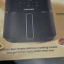 Chefman Air Fryer 6 QT Compact Airfryer for Quick & Easy Meals in Minutes, Features Hi-Fry Technology for Extra Crisp, Touchscreen Controls with 4 Presets, Nonstick & Dishwasher Safe Basket - Black, 6 Quart - No Window