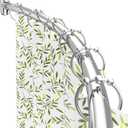Curved Shower Curtain Rod-EUPLAR Adjustable Shower Curtain Rod 38-72 Inches, Rust Proof Stainless Steel Curved Shower Curtain Rods for Bathroom, Bathtub, Shower Stall, Need to Drill, Silver