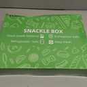 Snackle Box Container, Dishwasher Safety - Divided Serving Tray with Lid and Handle, Charcuterie Board for Portable Snack Platters - Clear Organizer for Fruits Snacks,Perfect for Road Travel